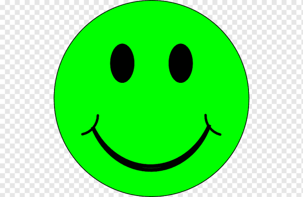 Зеленый смайлик
