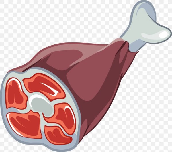 Смайлик кусок мяса