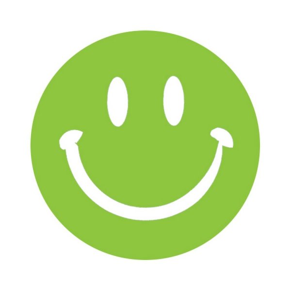 Зеленый смайлик