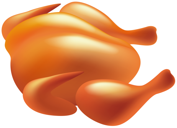 Жареная курица мультяшная