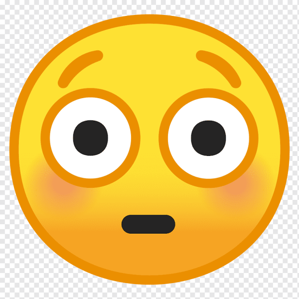 Красный смайлик грустный