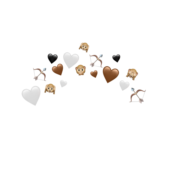 Ободок из эмодзи на прозрачном фоне