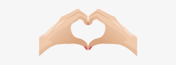 Эмодзи руки сердечком