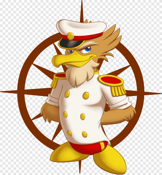 Капитан на прозрачном фоне