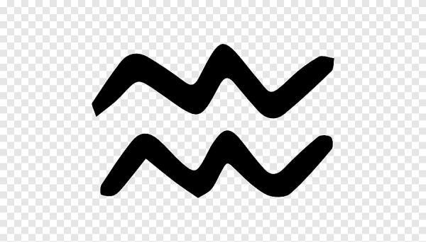 Знак зодиака Водолей значок