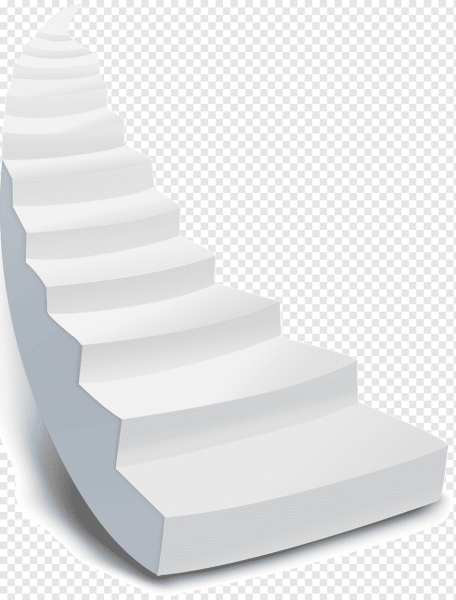 Ступеньки на прозрачном фоне