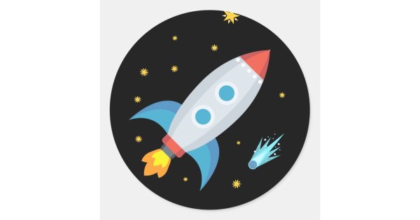 Эмодзи ракета на прозрачном фоне