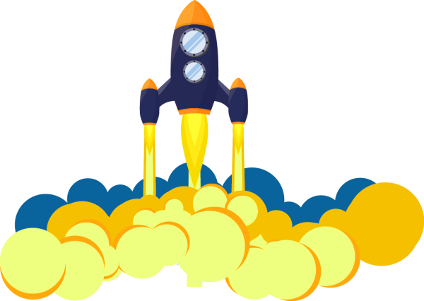 Взлет ракеты мульт