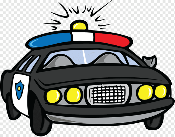 Изображение полицейской машины с мигалкой