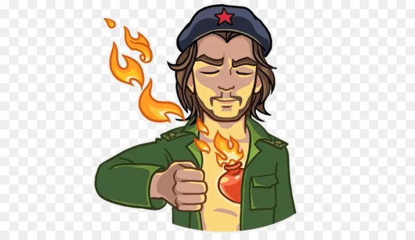 Че Гевара стикер телеграмм