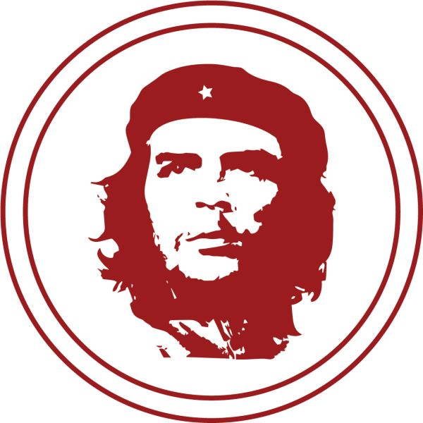 Фидель Кастро с сигарой вектор