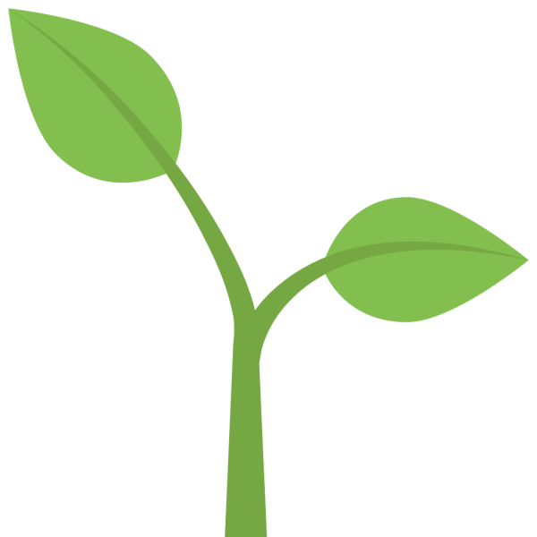 Стебель с листьями