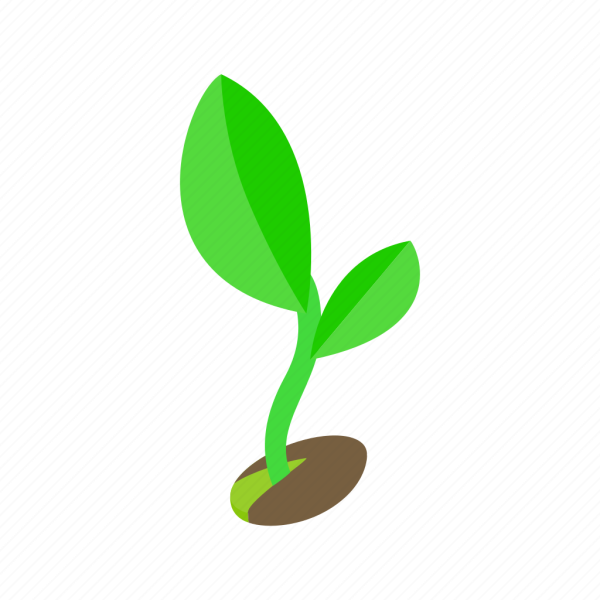 Зеленый Росток вектор