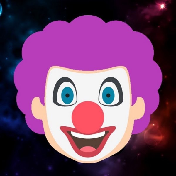 Смайлик клоун Твич