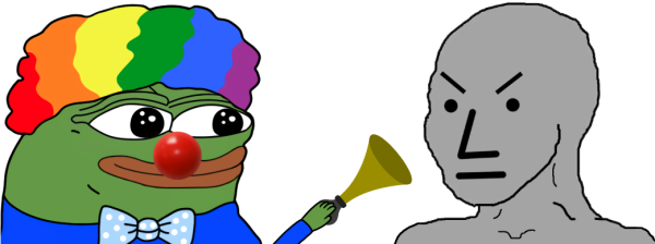 Лягушка клоун Мем