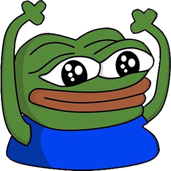 Пепе Лягушонок руки вверх