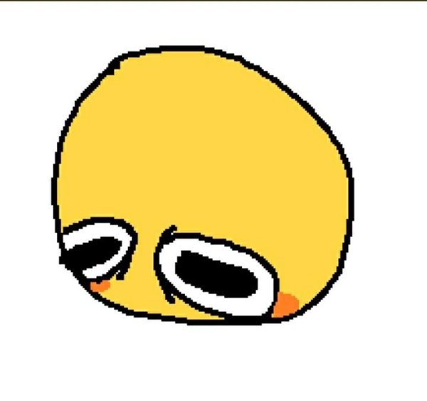 Смайлик с заплаканными глазами