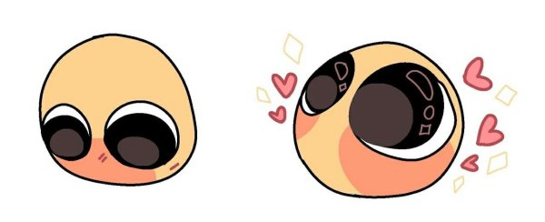 Милый смайлик смущается