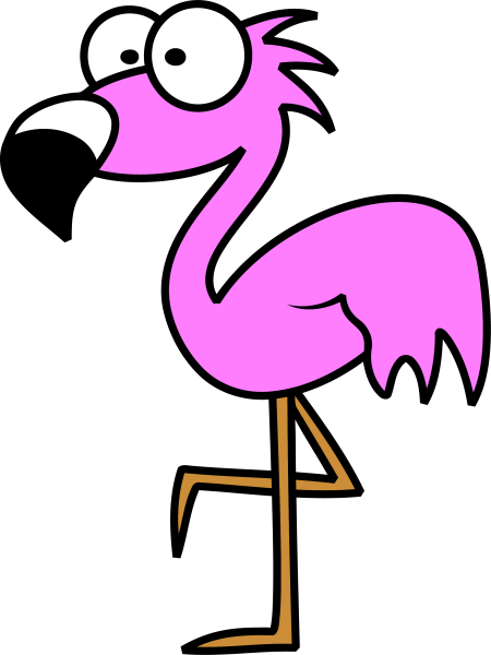 Стикеры Фламинго Эйо