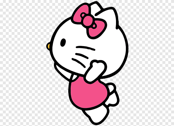 Kitty на прозрачном фоне