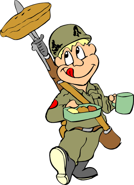 Мультяшный военный