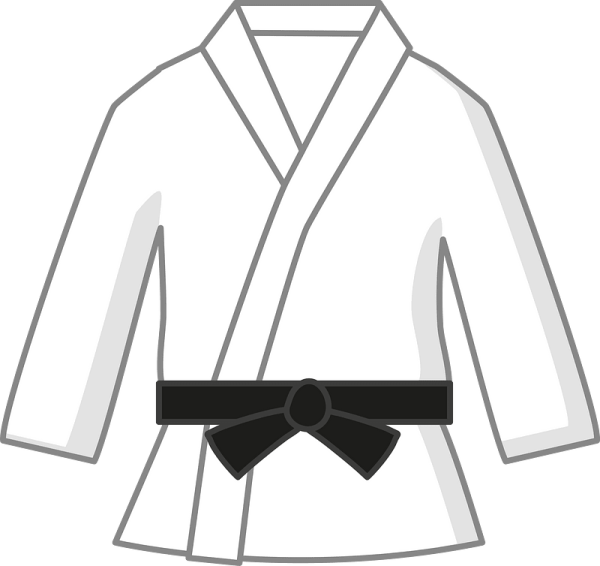 Дзюдо кимоно черный пояс