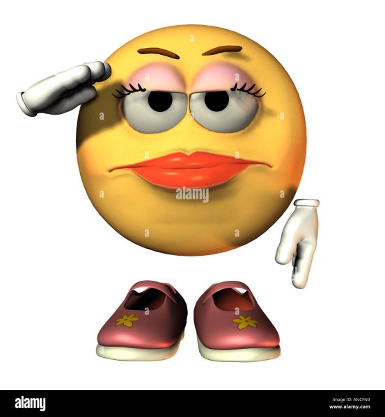 Смайлик отдающий честь