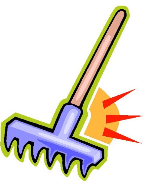 Грабли картинка для детей