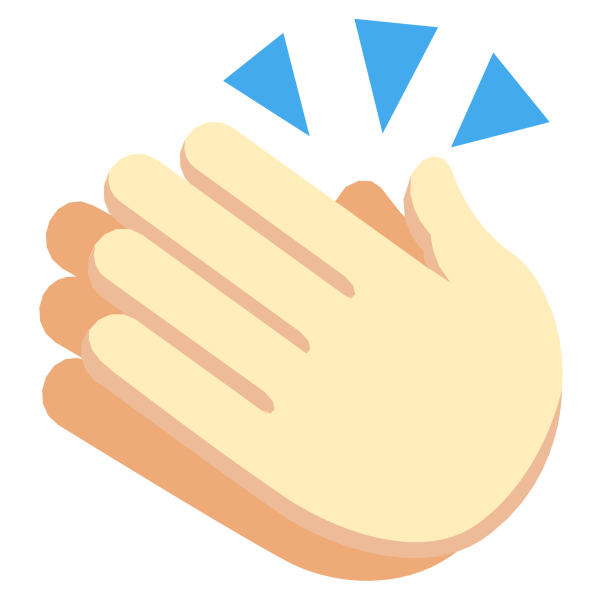 Смайл хлопает