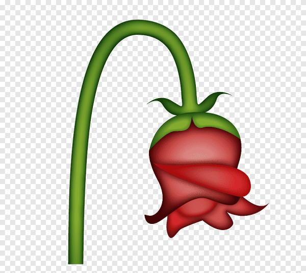 Эмодзи роза