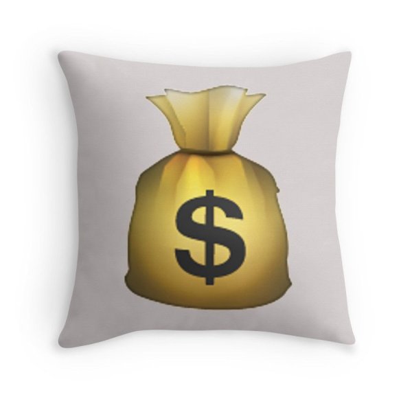 Смайлик мешок с деньгами