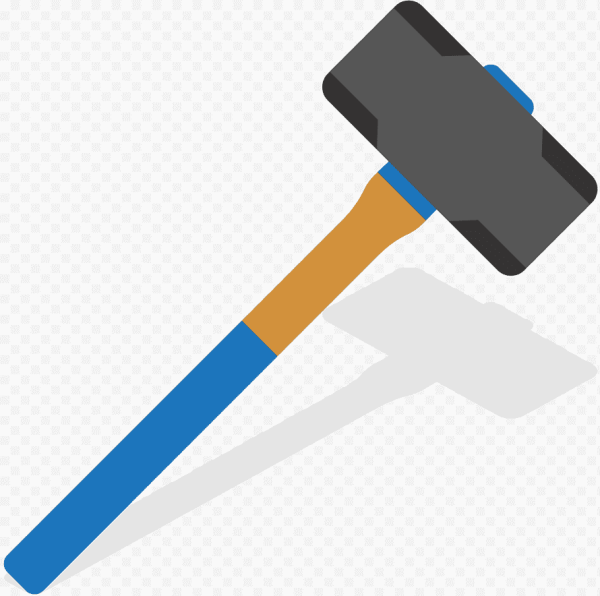 Значок кувалды