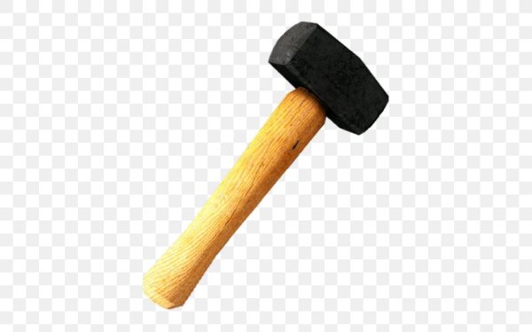 Кувалда на белом фоне