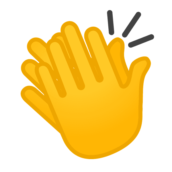 Стикер аплодисменты