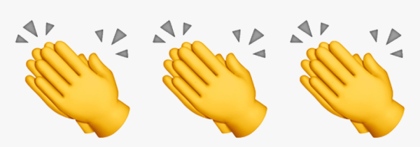 Смайлик хлопок