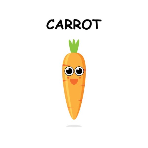 Смеющаяся морковка