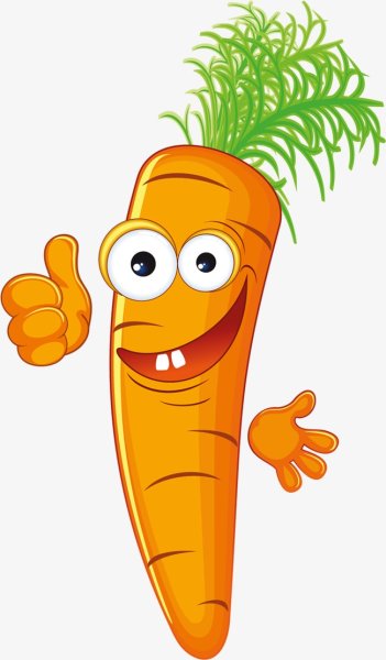 Морковь с глазами