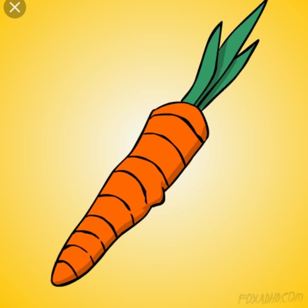 Анимированная морковка