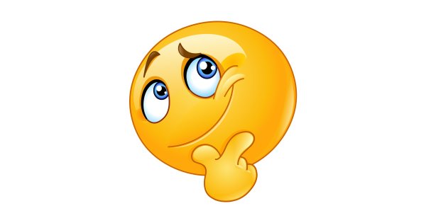 Задумчивый смайлик