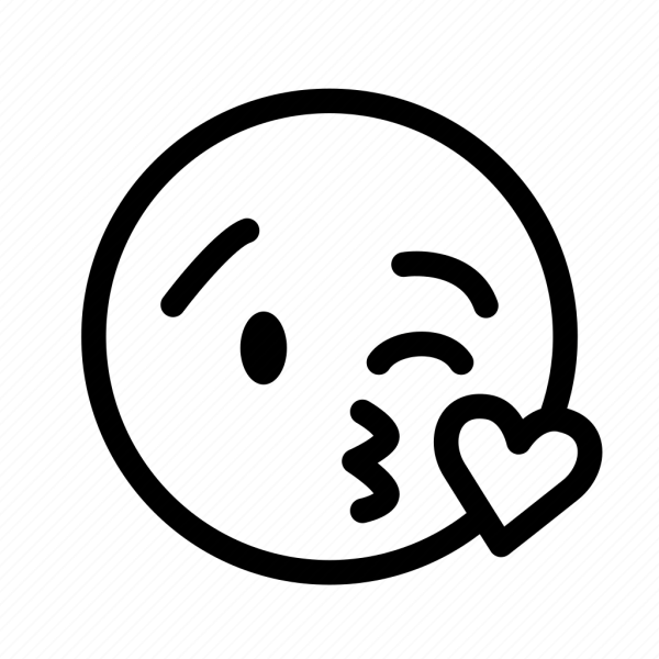 Смайлик поцелуй