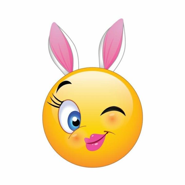 Смайлик девочка стесняется