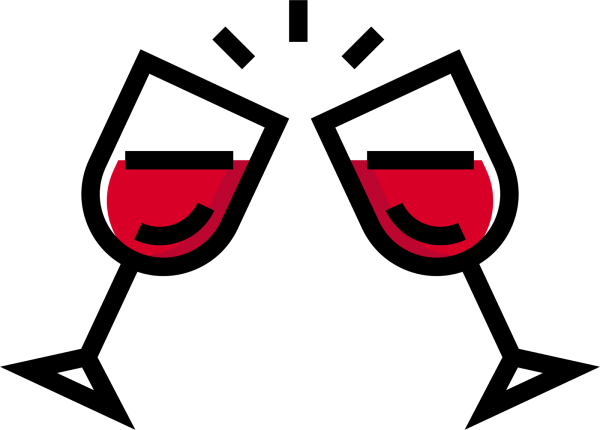 Значок вина