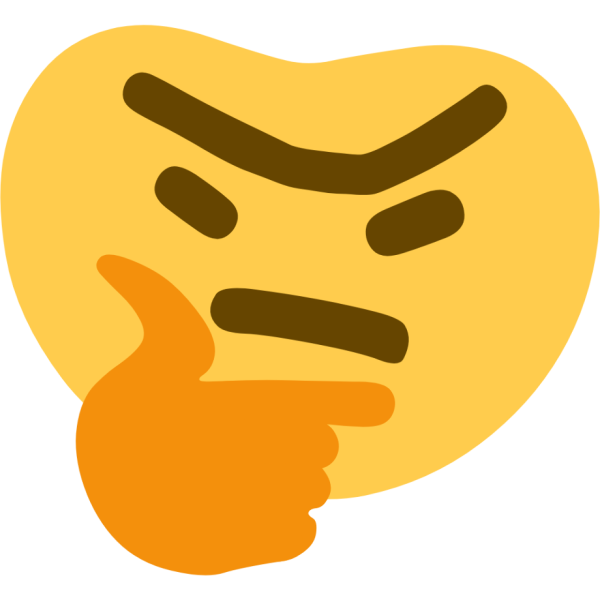 Задумчивый смайлик