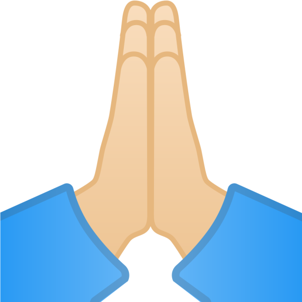 Смайл сложенные руки