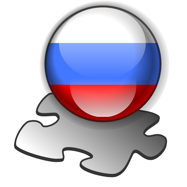 Флаг России круглый