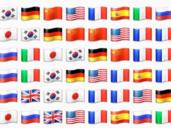 Смайлик с флагом