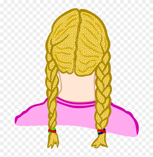 Коса мультяшная