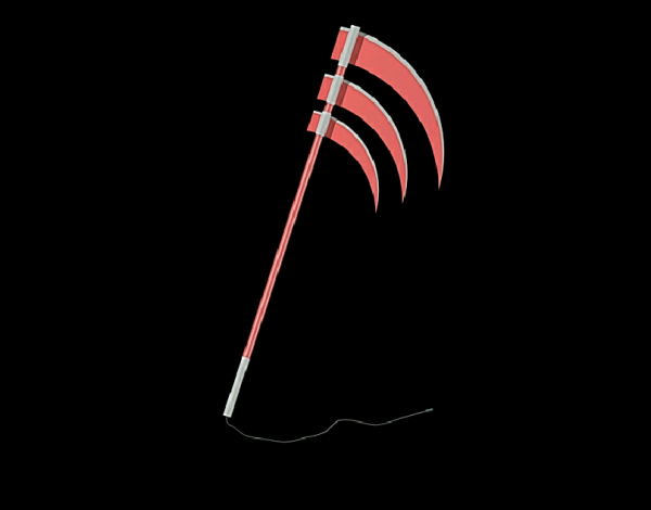 Трехлезвенная коса Хидана