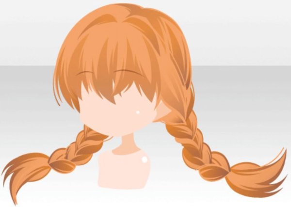 Аниме прически косички