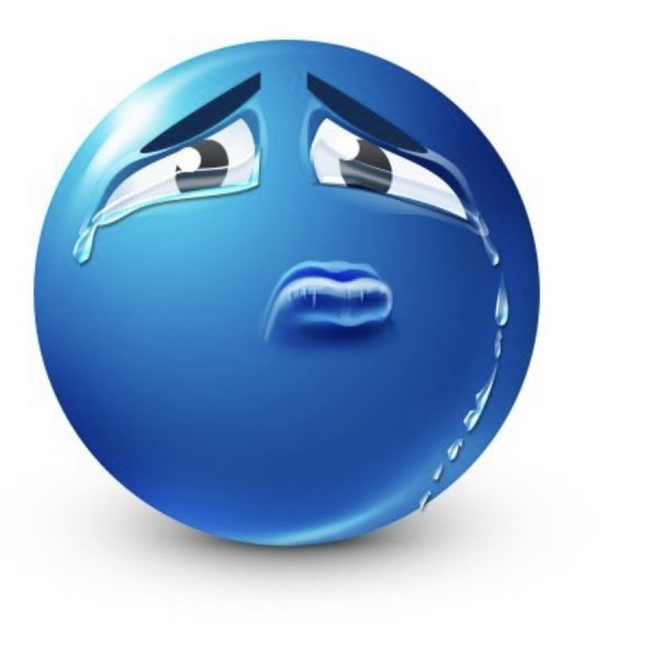 Смайлики синее белое телеграмм